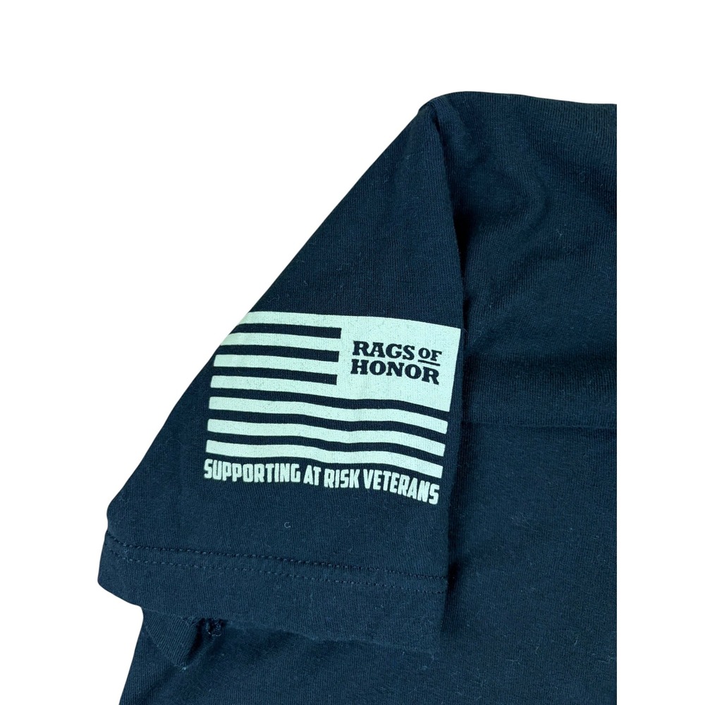 Jelly Roll Rags of Honor Beautifully Broken Black Graphic T-Shirt Mens Medium - Picture 3 of 4